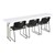 Blow Molded Plastic Folding Training Table (18" W x 96" L)