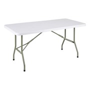 Rectangular Blow-Molded Plastic Folding Table