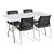 Rectangular Blow Molded Plastic Folding Table (30" W x 60" L)
