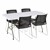 Rectangular Blow Molded Plastic Folding Table (30" W x 60" L)