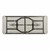 Rectangular Gray Blow-Molded Plastic Folding Table - Folder Underside