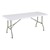 Rectangular Blow Molded Plastic Folding Table (30" W x 72" L)