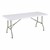 Rectangular Blow Molded Plastic Folding Table (30" W x 72" L)