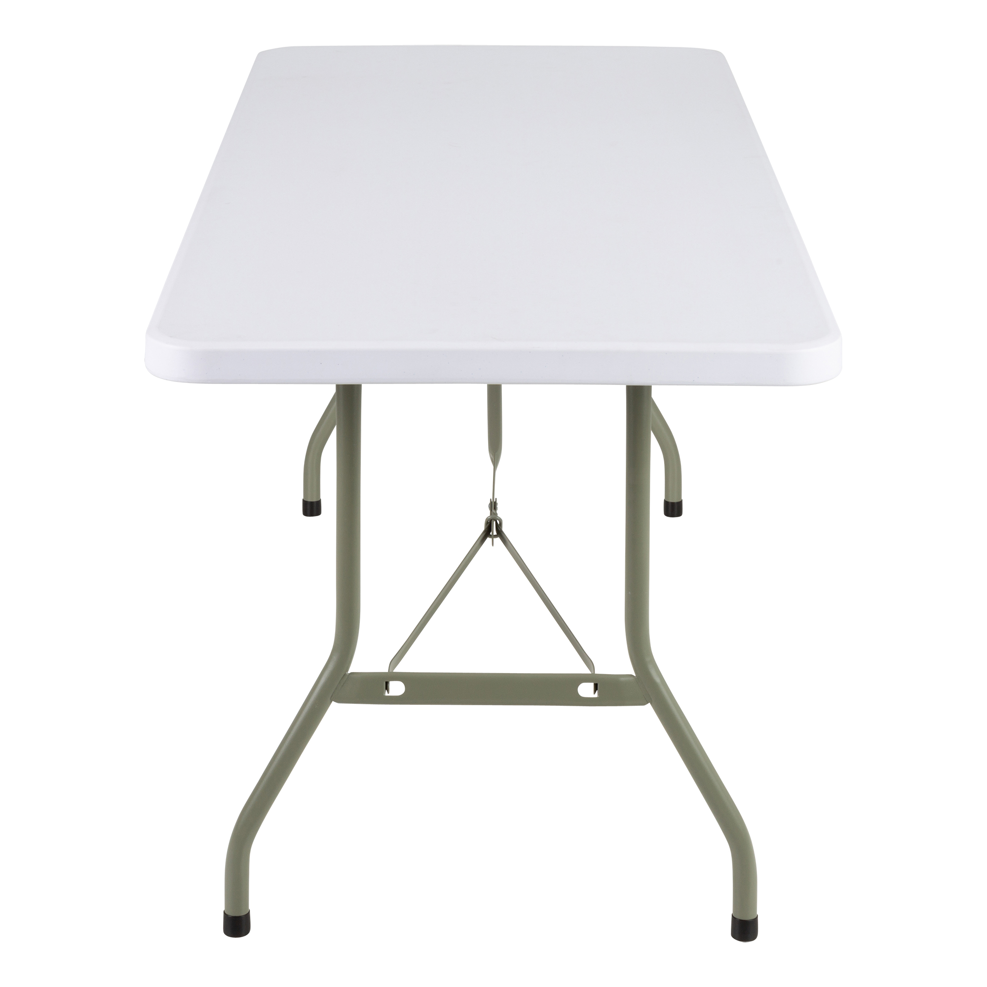 Rectangular Blow Molded Plastic Folding Table (30" W x 72" L)
