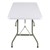 Rectangular Blow Molded Plastic Folding Table (30" W x 72" L)