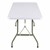 Rectangular Blow Molded Plastic Folding Table (30" W x 72" L)
