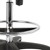 Adjustable-Height Mesh Drafting Stool - Foot Ring