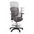 Adjustable-Height Mesh Drafting Stool w/ Arms - Adjustability