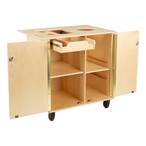 PPE Sanitation Station w/ Baltic Birch Top