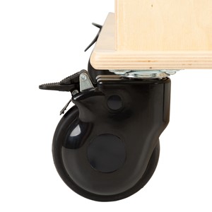 PPE Sanitation Station w/ Baltic Birch Top - Caster