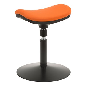 Sit-to-Stand Active Stool w/ Pivot Saddle Seat - Orange