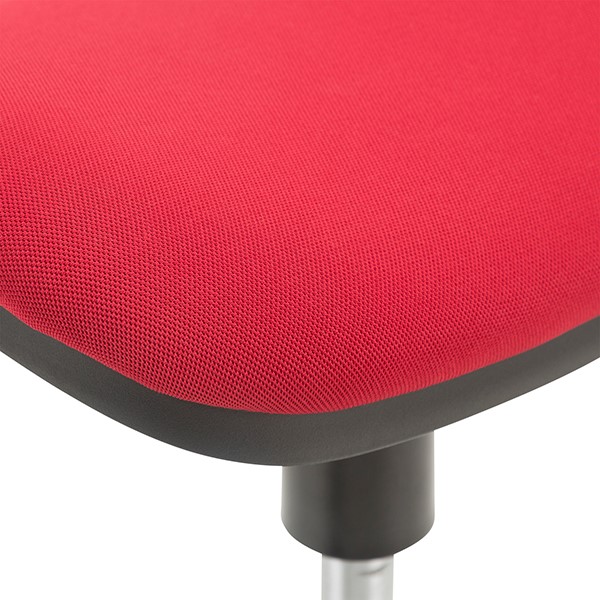 Sit-to-Stand Active Stool w/ Pivot Saddle Seat - Seat - Detail - Red