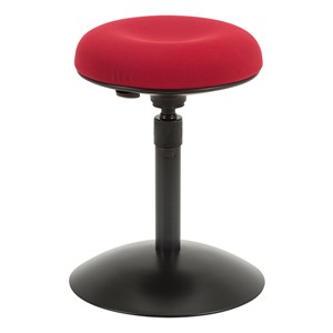 Sit-to-Stand Active Stool w/ Pivot Round Seat - Red