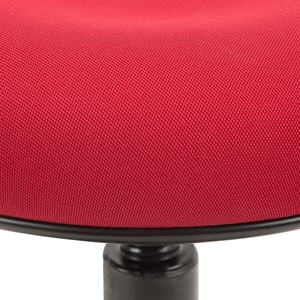 Sit-to-Stand Active Stool w/ Pivot Round Seat - Seat - Detail - Red