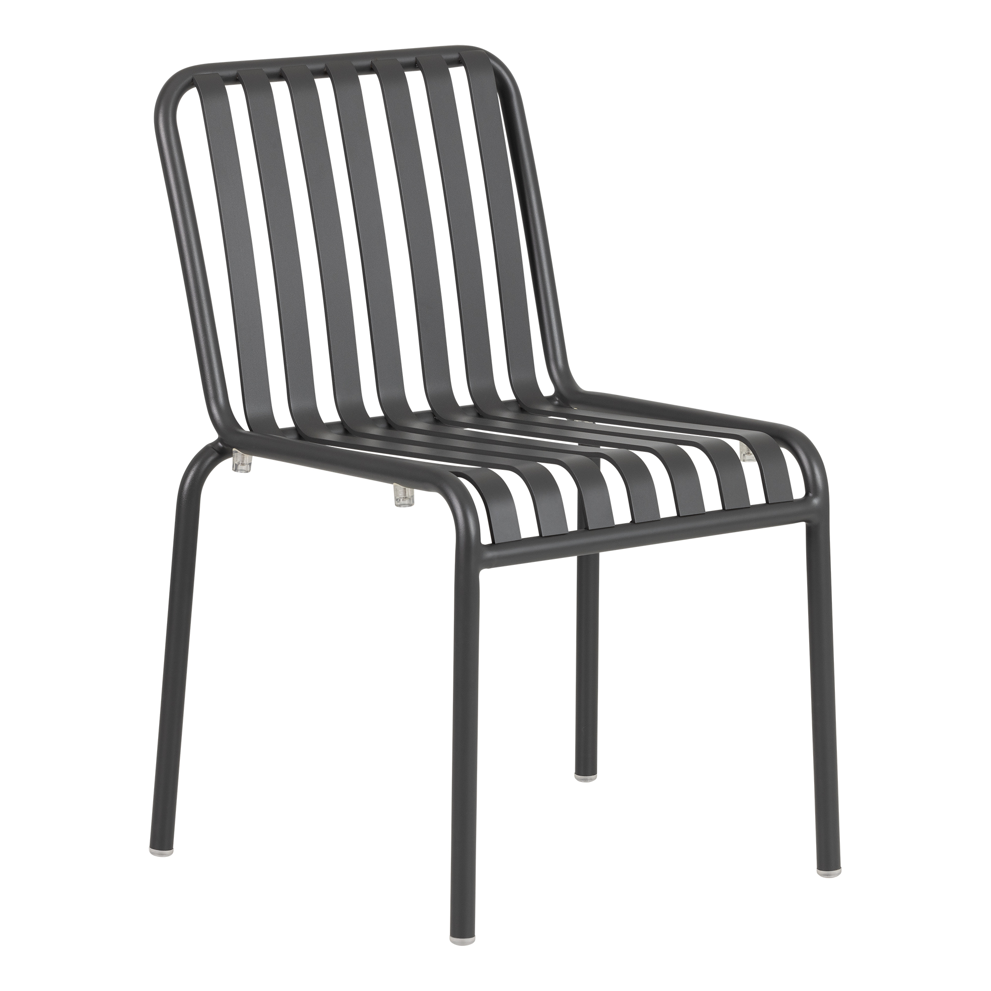 Contemporary Rectangular Outdoor Teak Table (30" H) & Four Chairs (18" H)