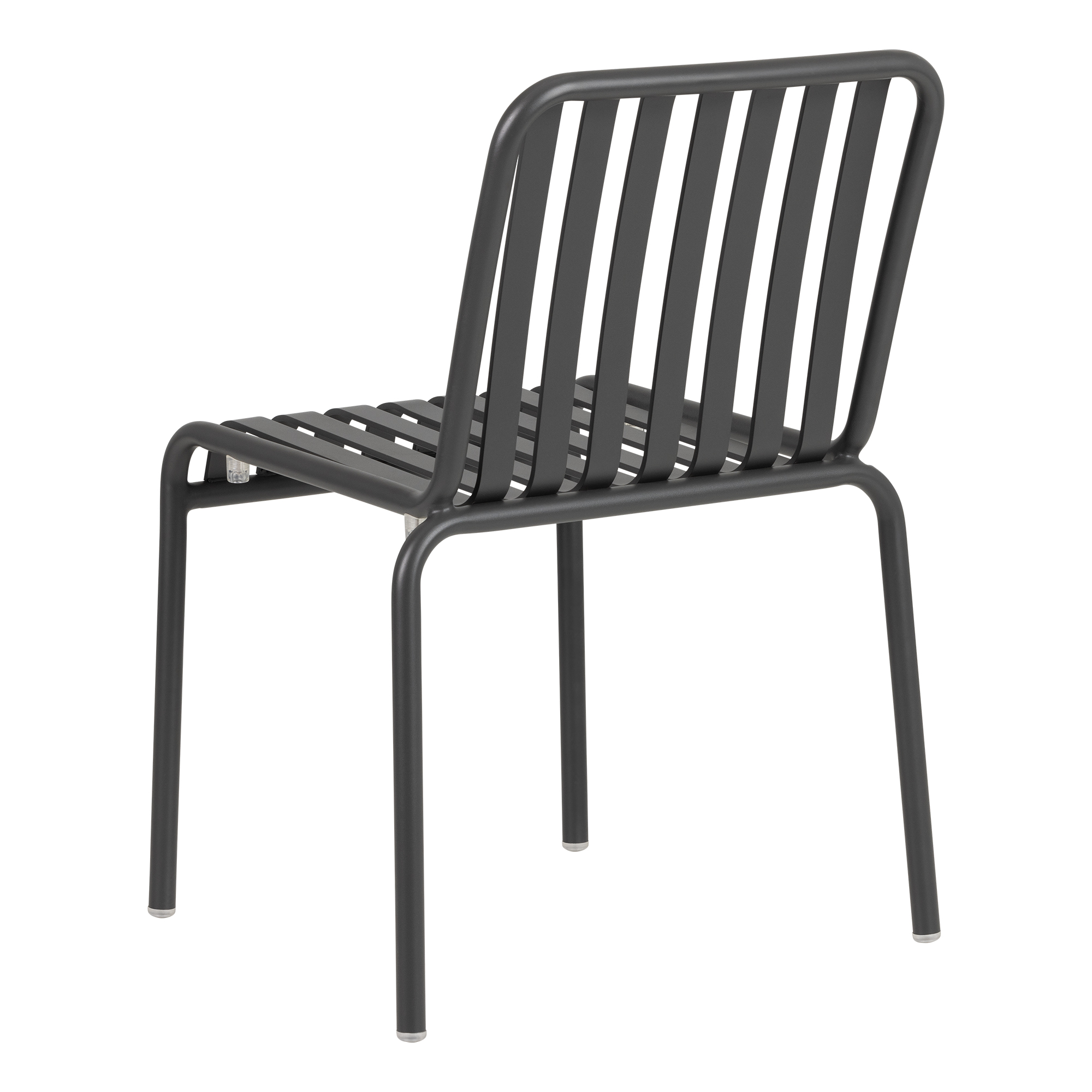 Contemporary Rectangular Outdoor Teak Table (30" H) & Four Chairs (18" H)