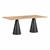 Contemporary Rectangular Outdoor Teak Table & Chair Set