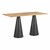 Contemporary Rectangular Outdoor Teak Table & Chair Set