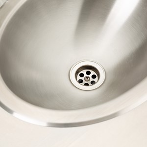 Stainless Steel Portable Sink - Drain