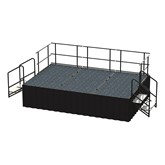 Rectangle Stage Package w/ Carpet Deck