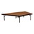 Pie-Shaped Riser Unit w/ Hardboard Deck (3' D x 16" H)