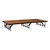 Single-Height Portable Stage & Seated Riser Section w/ Hardboard Deck (8' L x 4' D x 16" H)