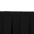 Box Pleat Stage Skirting - Black