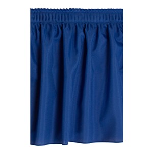 Shirred Pleat Stage Skirting - Royal Blue