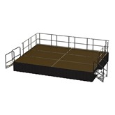 Rectangle Stage Package w/ Hardboard Deck