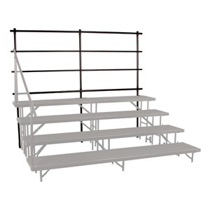 Straight Riser Guardrail - Risers not included