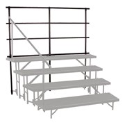 Tapered Riser Guardrail