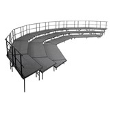 Bow-Front Stage & Seated Riser Package