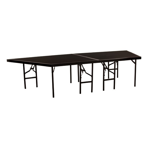 Pie-Shaped Riser Unit w/ Carpet Deck (4' D x 32" H)