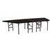 Pie-Shaped Riser Unit w/ Carpet Deck (4' D x 32" H)