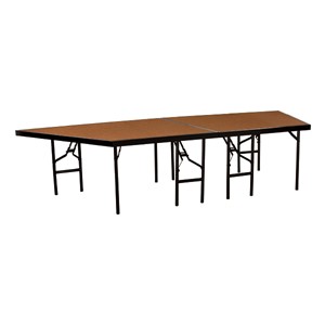 Pie-Shaped Riser Unit w/ Hardboard Deck (3' D x 24" H)