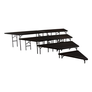 Four Piece Pie-Shaped Riser Unit