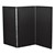 3' 7" H Folding Display Partition (5' L) - True black