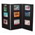 3' 7" H Folding Display Partition (5' L) - True black