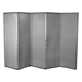 3' 7" H Folding Display Partition (8' 4" L) - Smoky gray