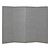 5' 7" H Folding Display Partition (6' 8" L) - Smoky gray