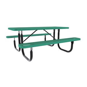 Rectangle Picnic Table w/ Round Perforation
