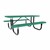 Rectangle Picnic Table w/ Round Perforation