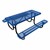 Rectangle Picnic Table w/ Round Perforation
