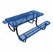Rectangle Picnic Table w/ Round Perforation