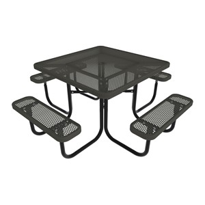 Square Picnic Table-Dhown c  Furniture\Nor-Nw105-D-Black