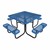 Square Picnic Table-Dhown c  Furniture\Nor-Nw105-D-Royal-Blue