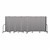 6' H Vinyl Freestanding Portable Partition - 11 Panels (20' 5" L) - Granite