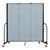 6' H Vinyl Freestanding Portable Partition - 3 Panels (5' 9" L) - Blue Tide