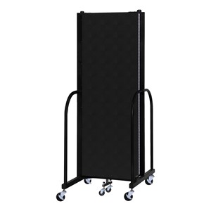 6' H Vinyl Freestanding Portable Partition - 3 Panels (5' 9" L) - Closed