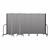 6' H Vinyl Freestanding Portable Partition - 7 Panels (13' 1" L) - Granite